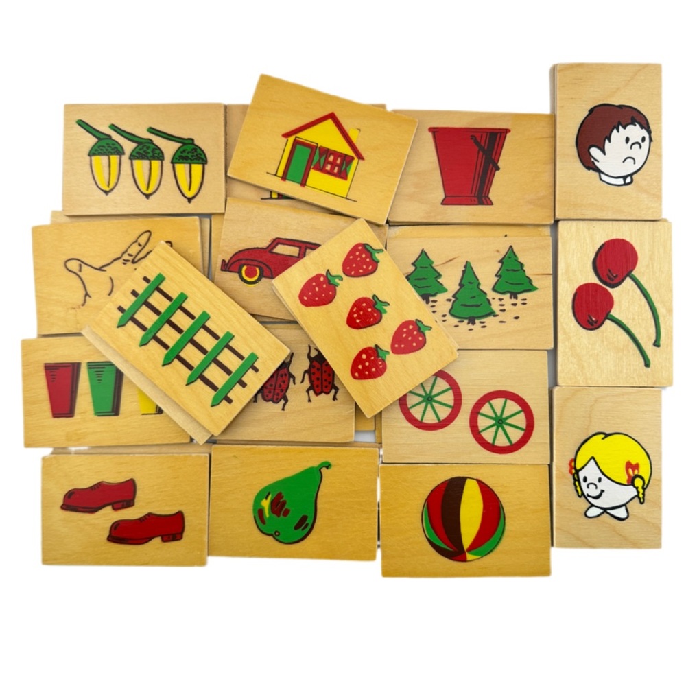 Simplex Toys Vintage Box and Tiles - Picture 2 of 8
